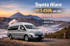 Toyota Hiace IDR 1.450k per day