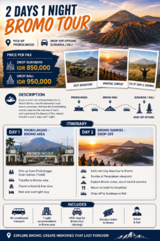 2 Days 1 Night – Bromo Tour ( Joining Tour )