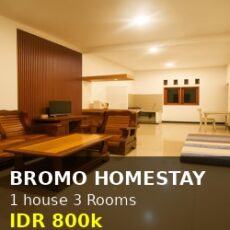Bromo Homestay Rental – IDR 800,000 per Night