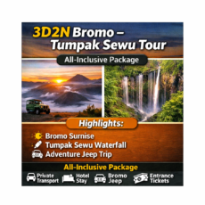 3 Days 2 Nights Bromo – Tumpak Sewu Tour Package (All-Inclusive)